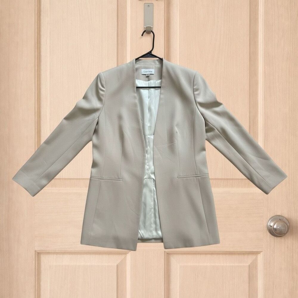 Calvin Klein Modern Open-Front Blazer - Picture 2 of 5